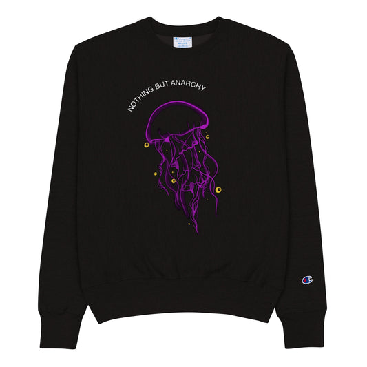 "Nothing But Anarchy" Purple Jellyfish Champion Sweatshirt