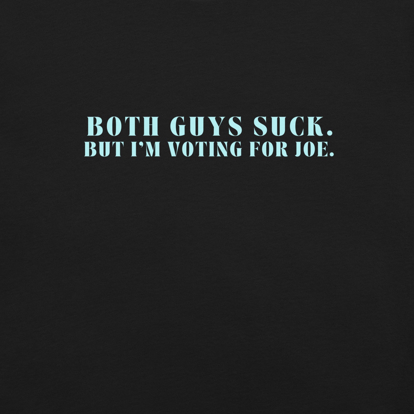 Both Guys Suck. But I'm Voting For Joe. #2